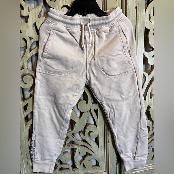 Off white jogger Zara boys - Picture 1 of 8